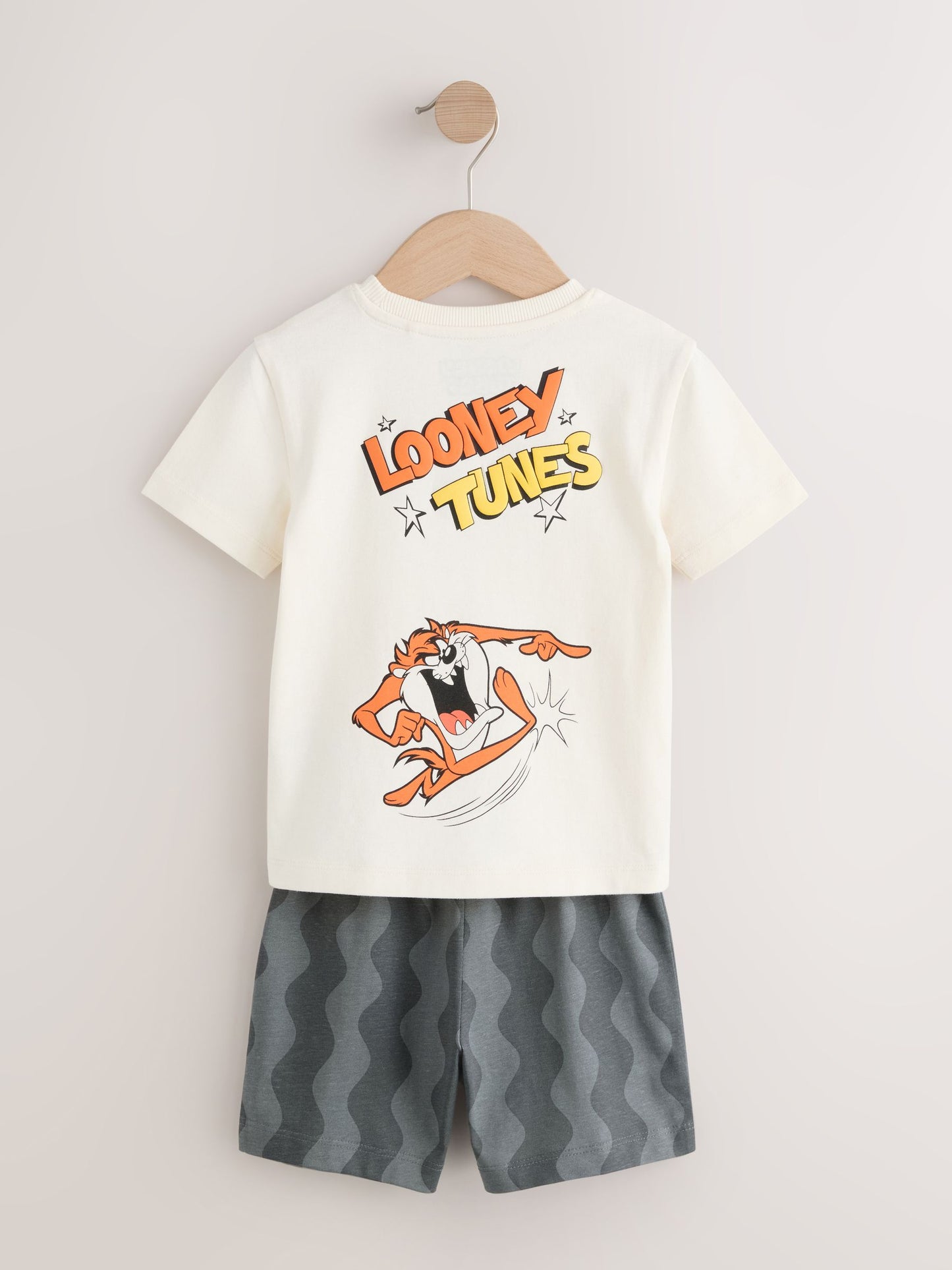 Orange/White/Grey Looney Tunes Short Pyjamas 2 Pack (9mths-10yrs) image 8