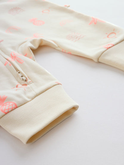 Pink/Blue Baby Sleepsuits 3 Pack (0mths-3yrs) image 3