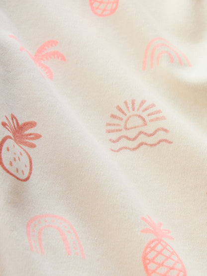 Pink/Blue Baby Sleepsuits 3 Pack (0mths-3yrs) image 5