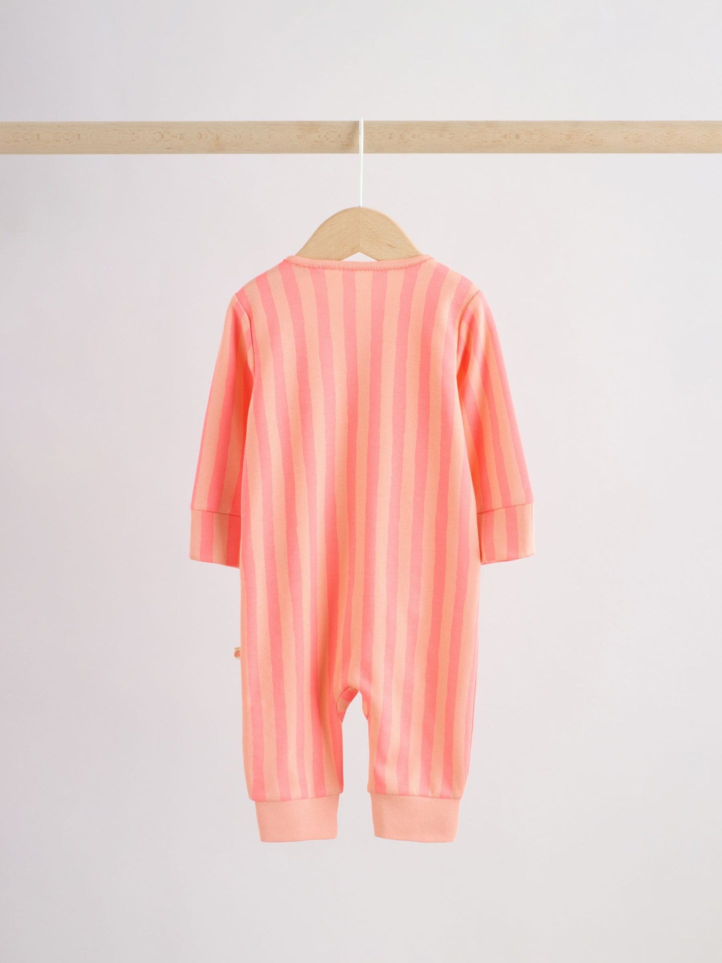 Pink/Blue Baby Sleepsuits 3 Pack (0mths-3yrs) image 9
