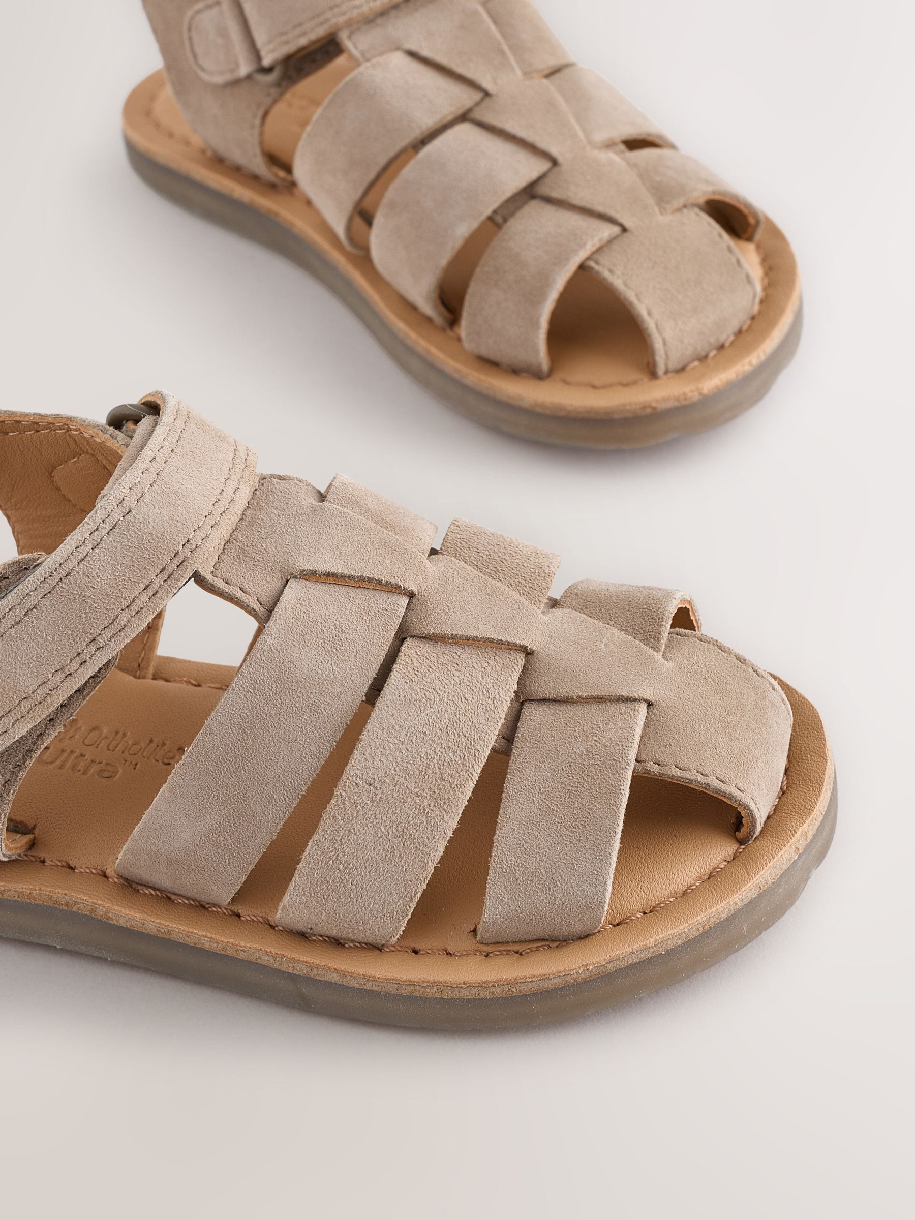Neutral Leather Fisherman Sandals image 3