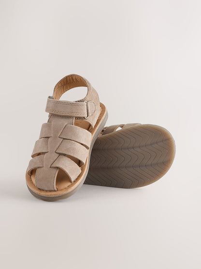Neutral Leather Fisherman Sandals image 4