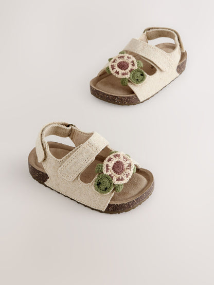 Neutral Turtle Touch Fastening Sandals image 1