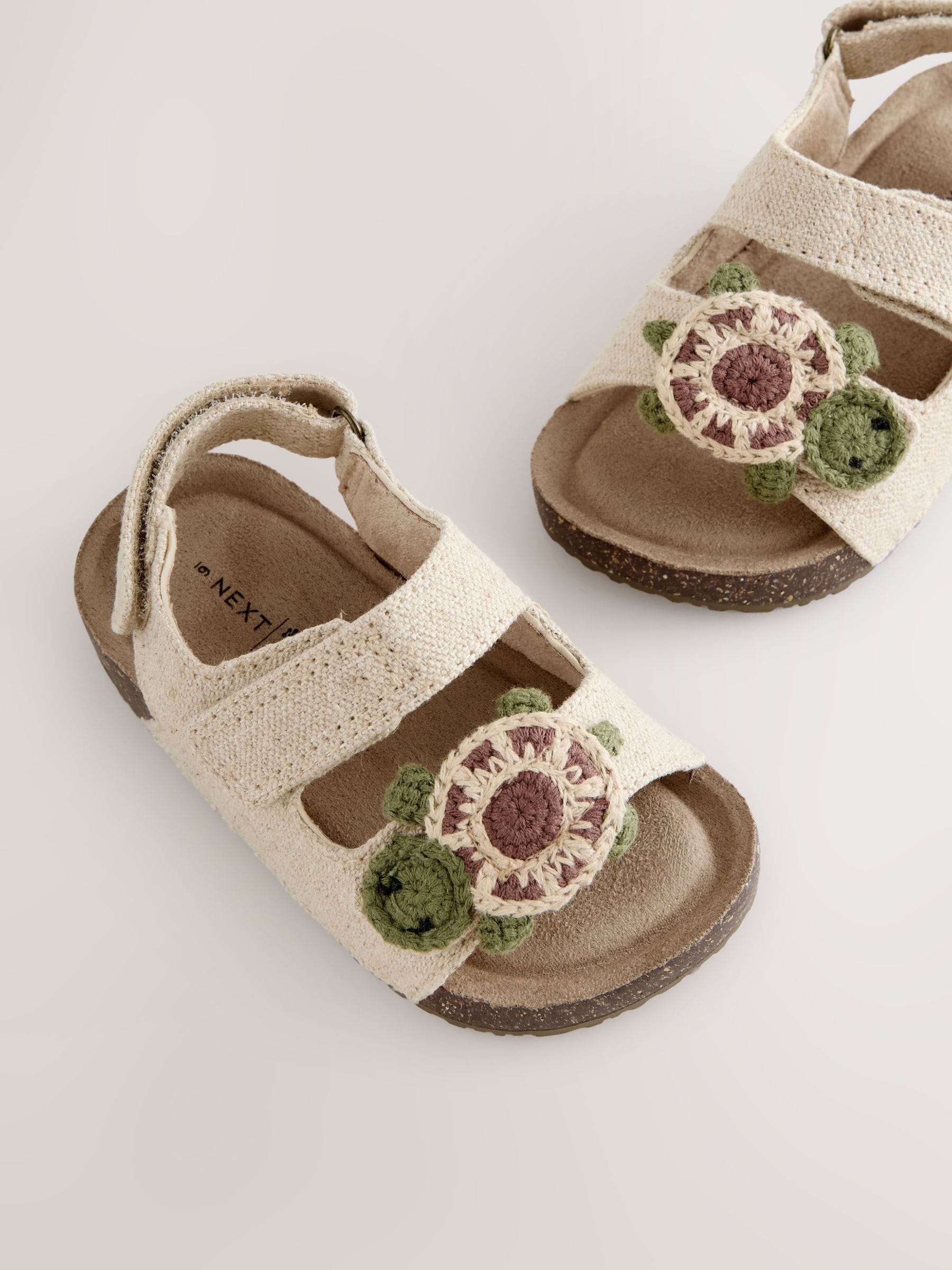 Neutral Turtle Touch Fastening Sandals image 5