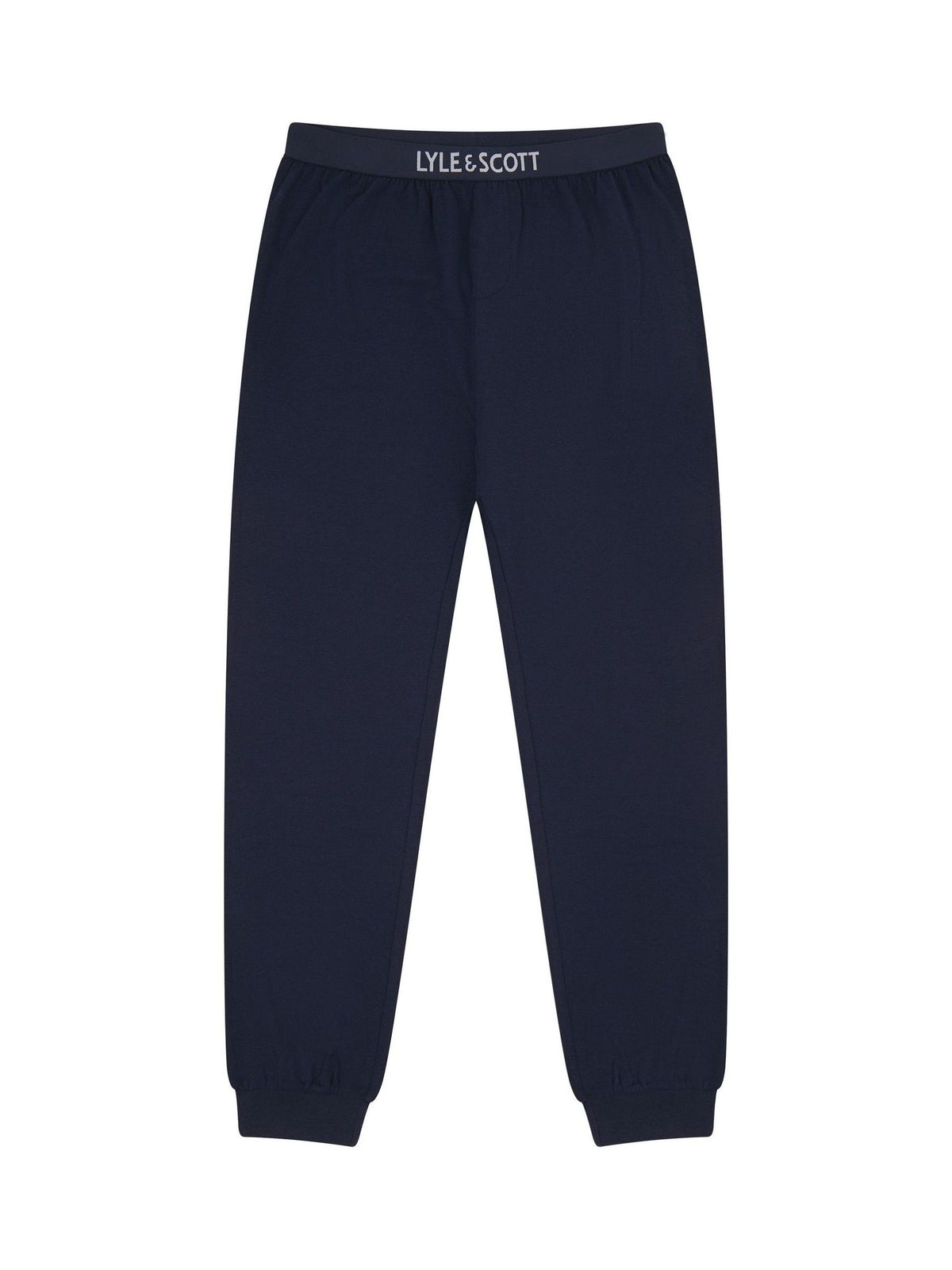 Lyle & Scott Blue Boys Burt Long Sleeve T-Shirt and Cuffed Joggers Set - image 3