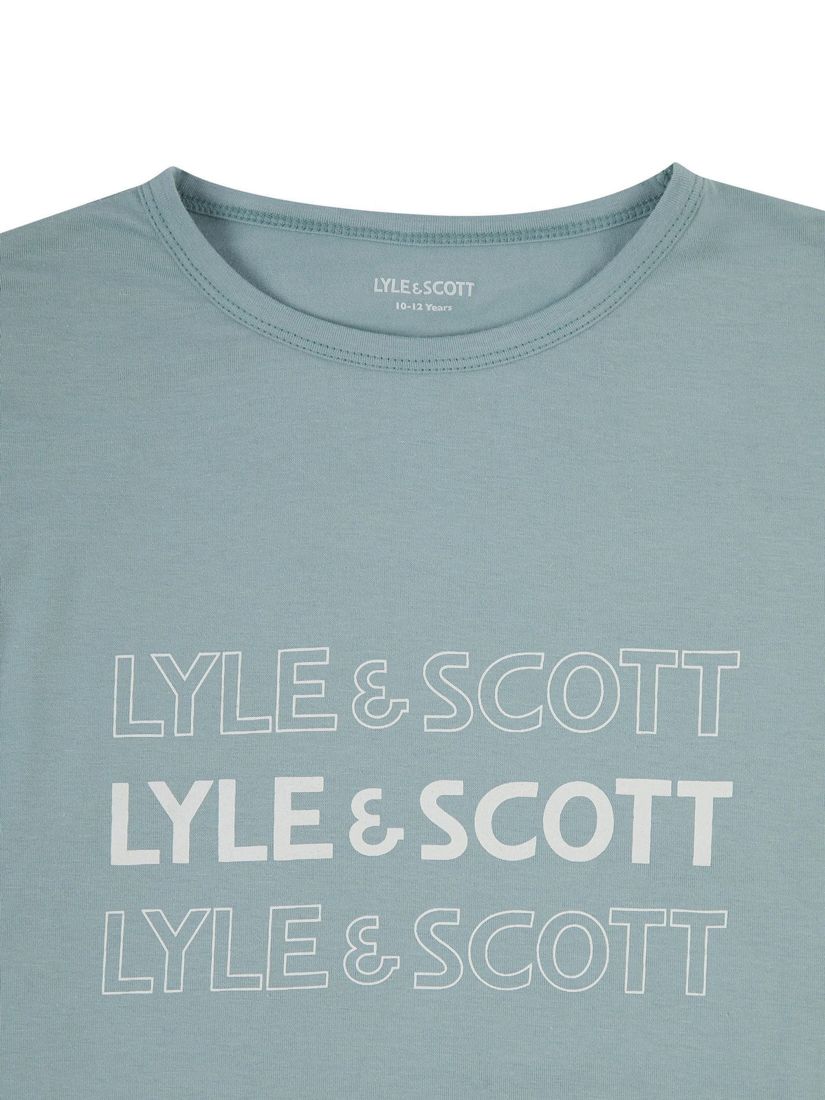 Lyle & Scott Blue Boys Burt Long Sleeve T-Shirt and Cuffed Joggers Set - image 5