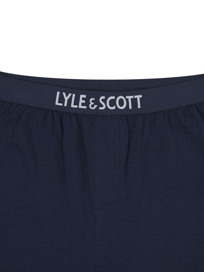 Lyle & Scott Blue Boys Burt Long Sleeve T-Shirt and Cuffed Joggers Set - image 6