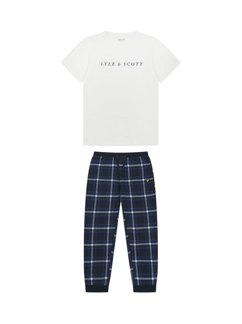 Lyle & Scott Blue Boys Ezekial Gifting Sleepwear Set - image 1