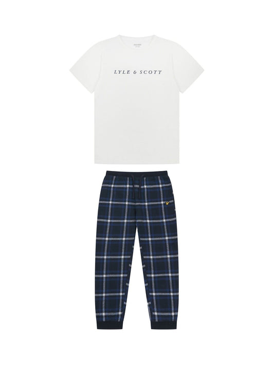 Lyle & Scott Blue Boys Ezekial Gifting Sleepwear Set - image 1