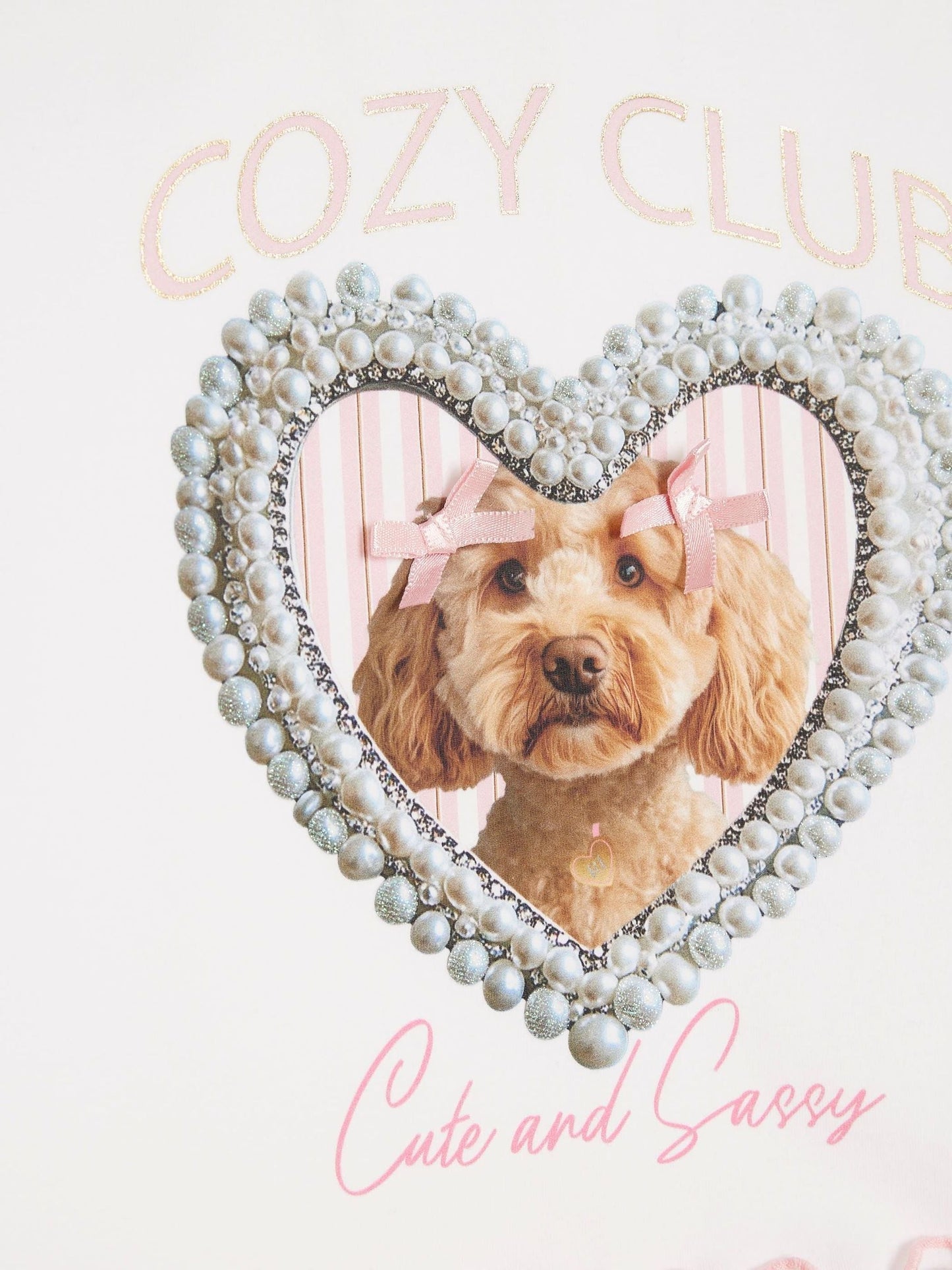 River Island Pink Puppy Graphic Pyjamas