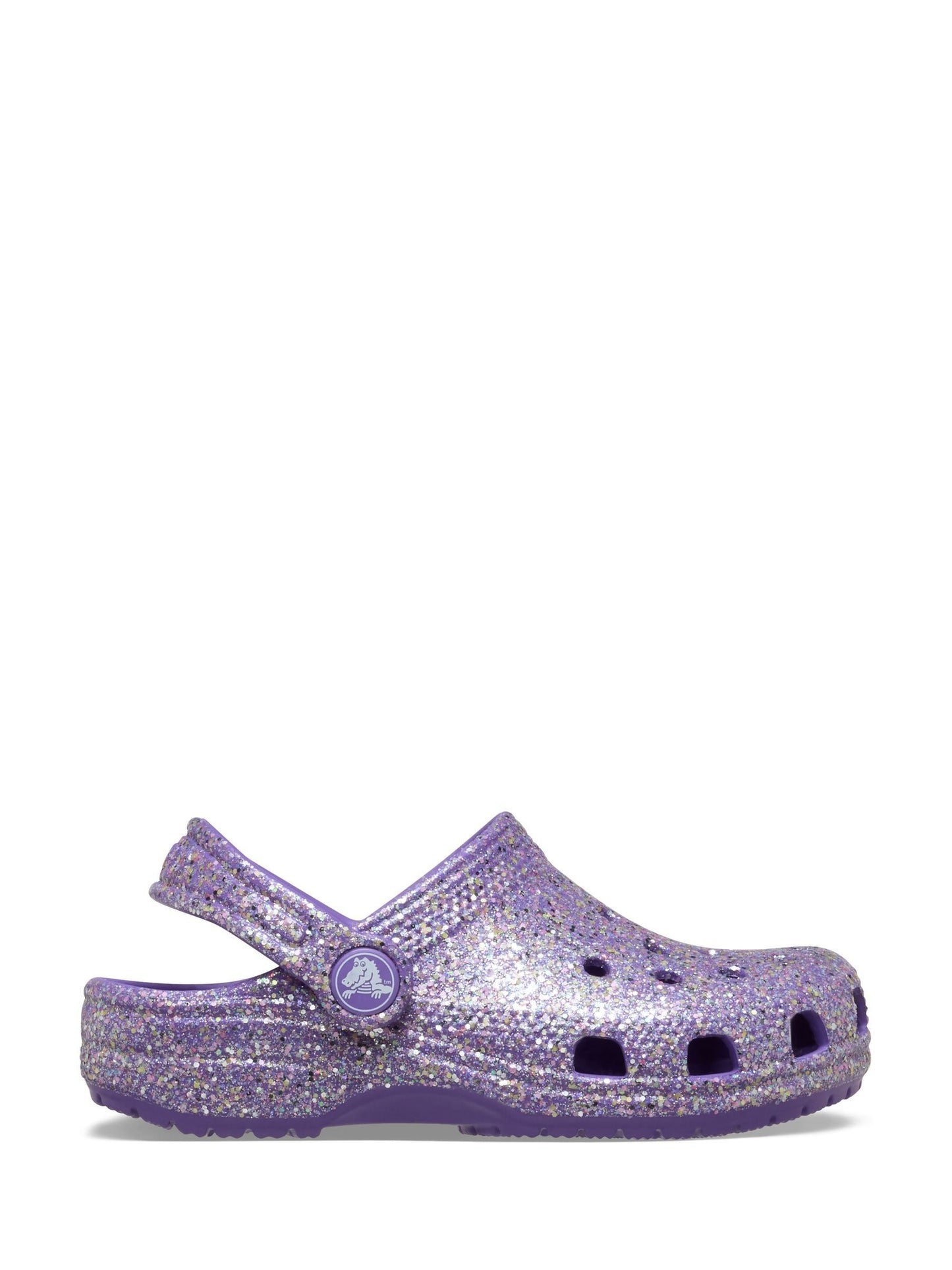Crocs Purple Classic Fantasy Glitter Clogs image 1