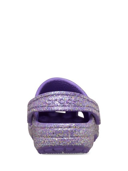 Crocs Purple Classic Fantasy Glitter Clogs image 4