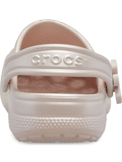 Crocs Pink Classic Pearl Shine Clogs image 3
