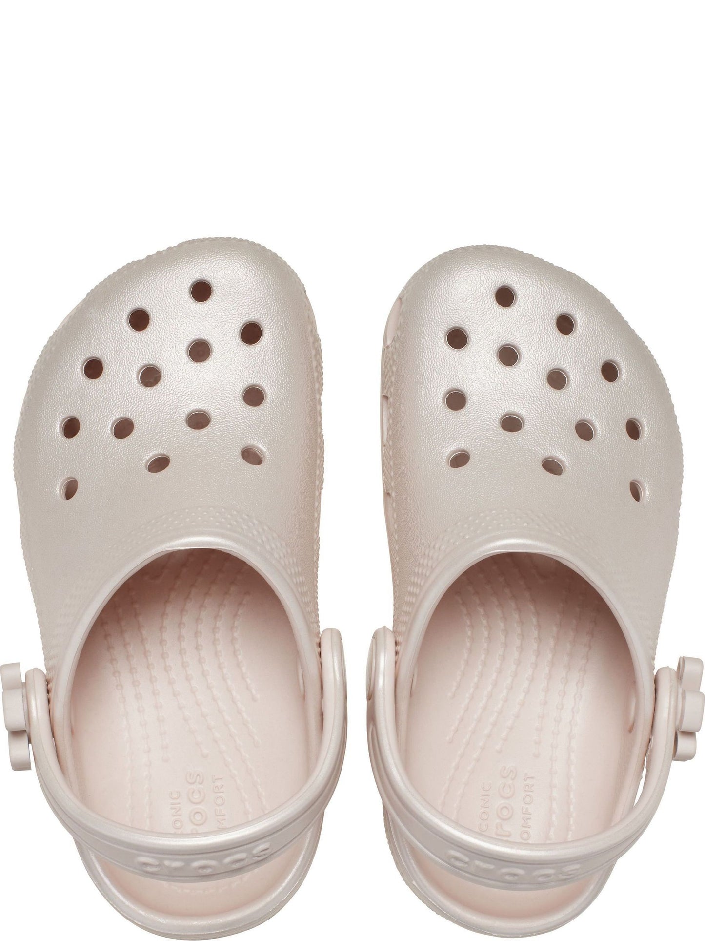 Crocs Pink Classic Pearl Shine Clogs image 6