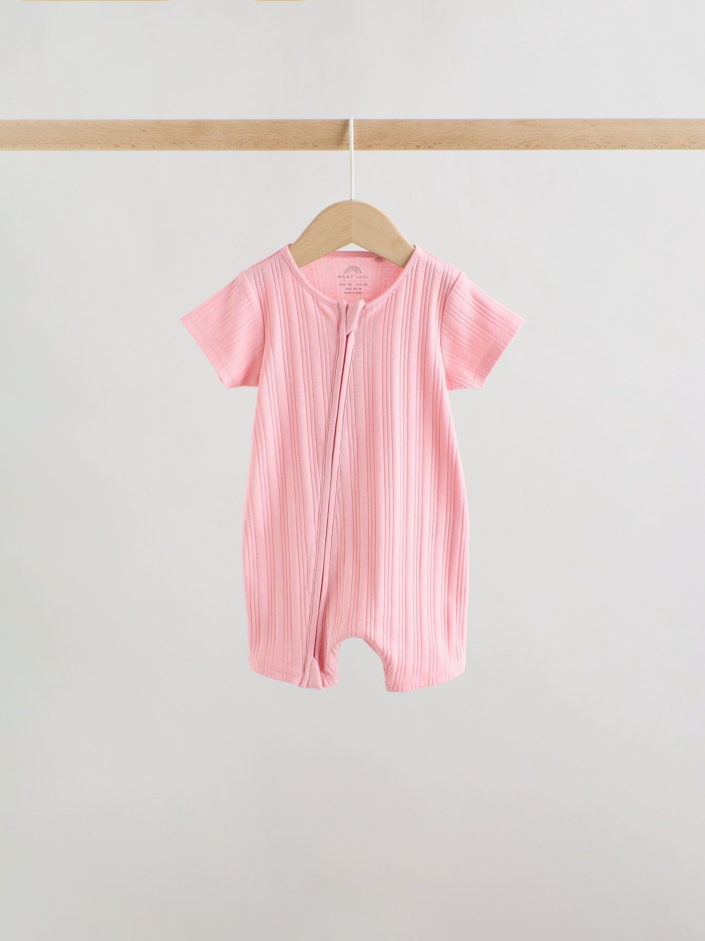 Bright 3 Pack Two Way Zip Baby Romper (0mths-3yrs) image 3