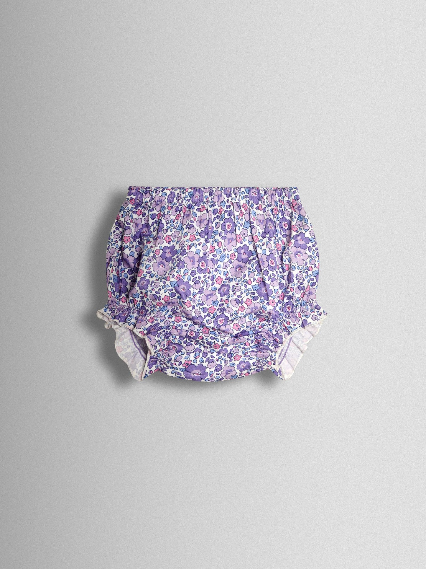 JoJo Maman Bébé Lilac Floral Broderie Collar Party Dress image 5