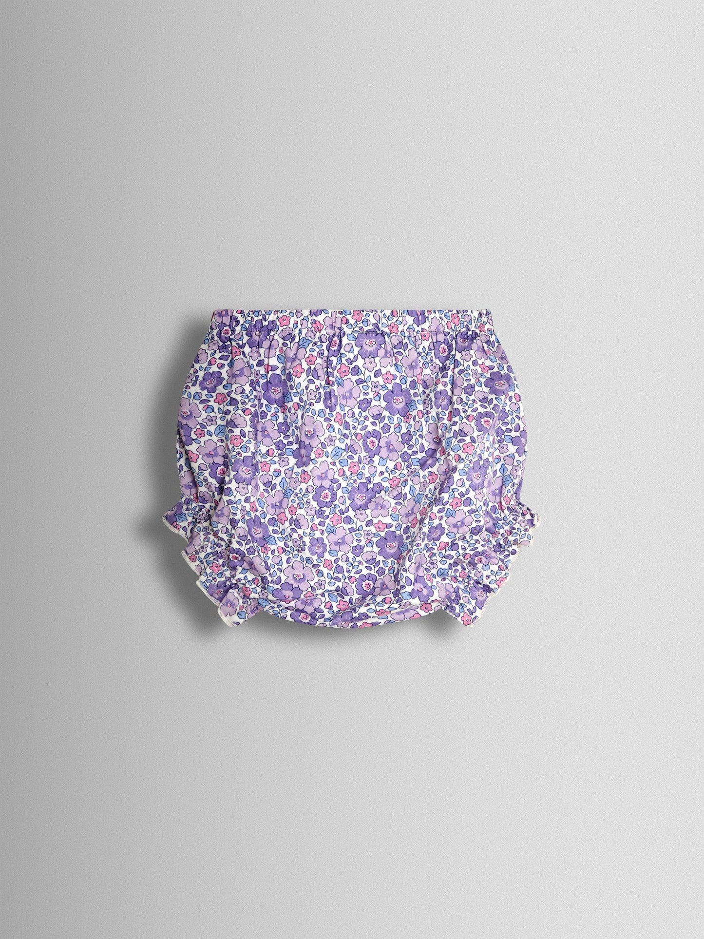 JoJo Maman Bébé Lilac Floral Broderie Collar Party Dress image 6