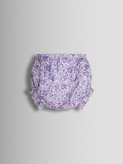 JoJo Maman Bébé Lilac Floral Broderie Collar Party Dress image 6