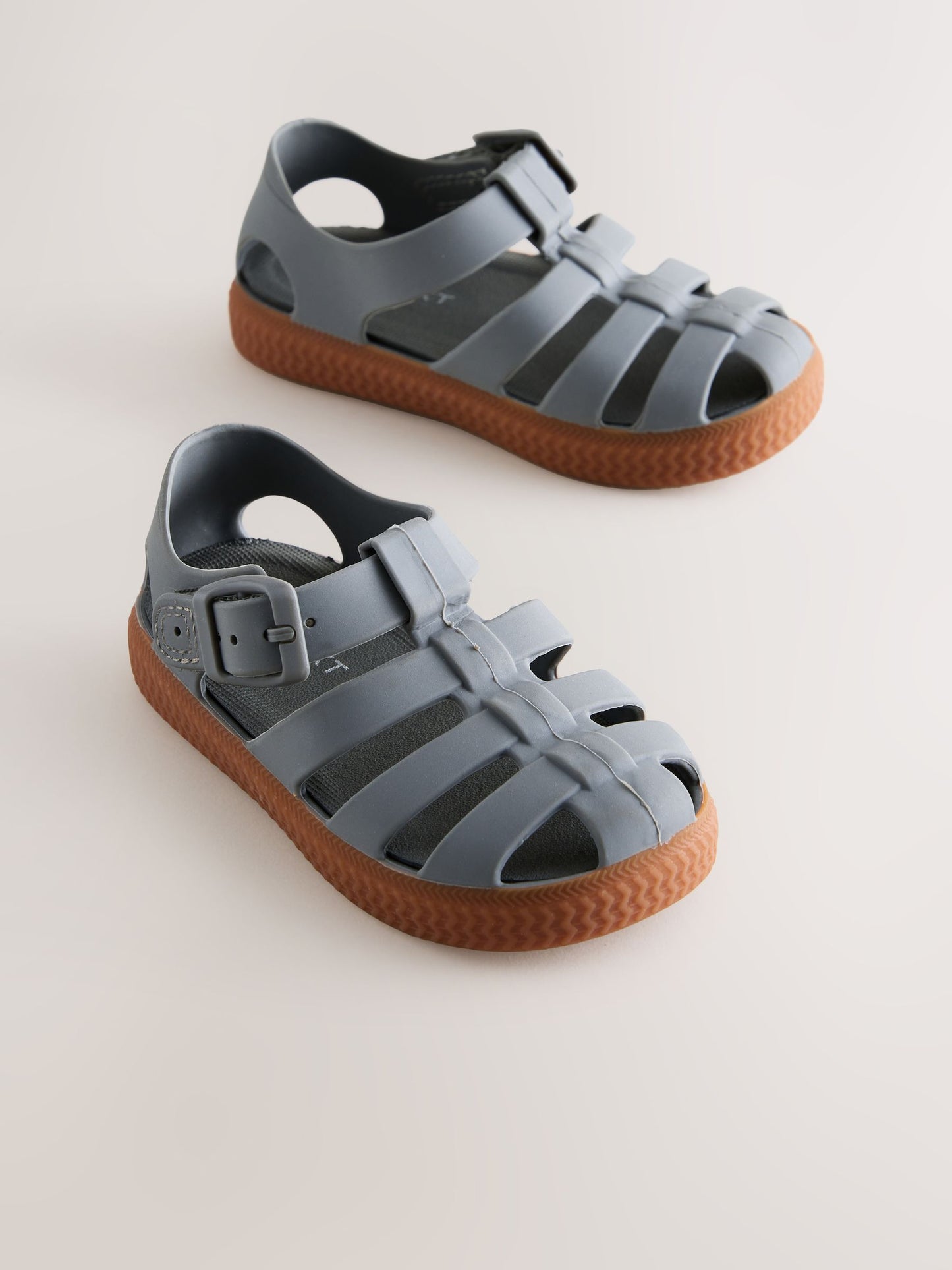 Grey Comfort Sole Fisherman Sandals image 2