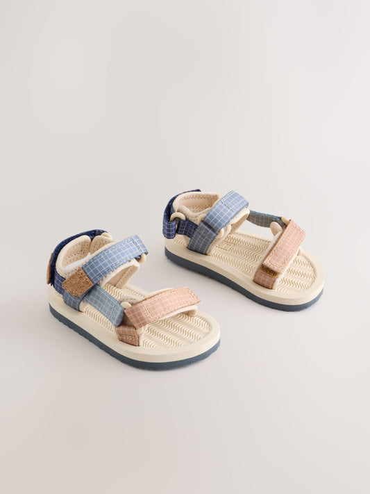 Neutral Wide Fit (G) Touch Fastening Trekker Walking Sandals image 1