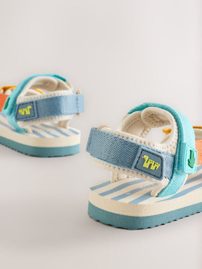 Multi Bright Standard Fit (F) Touch Fastening Trekker Walking Sandals image 5