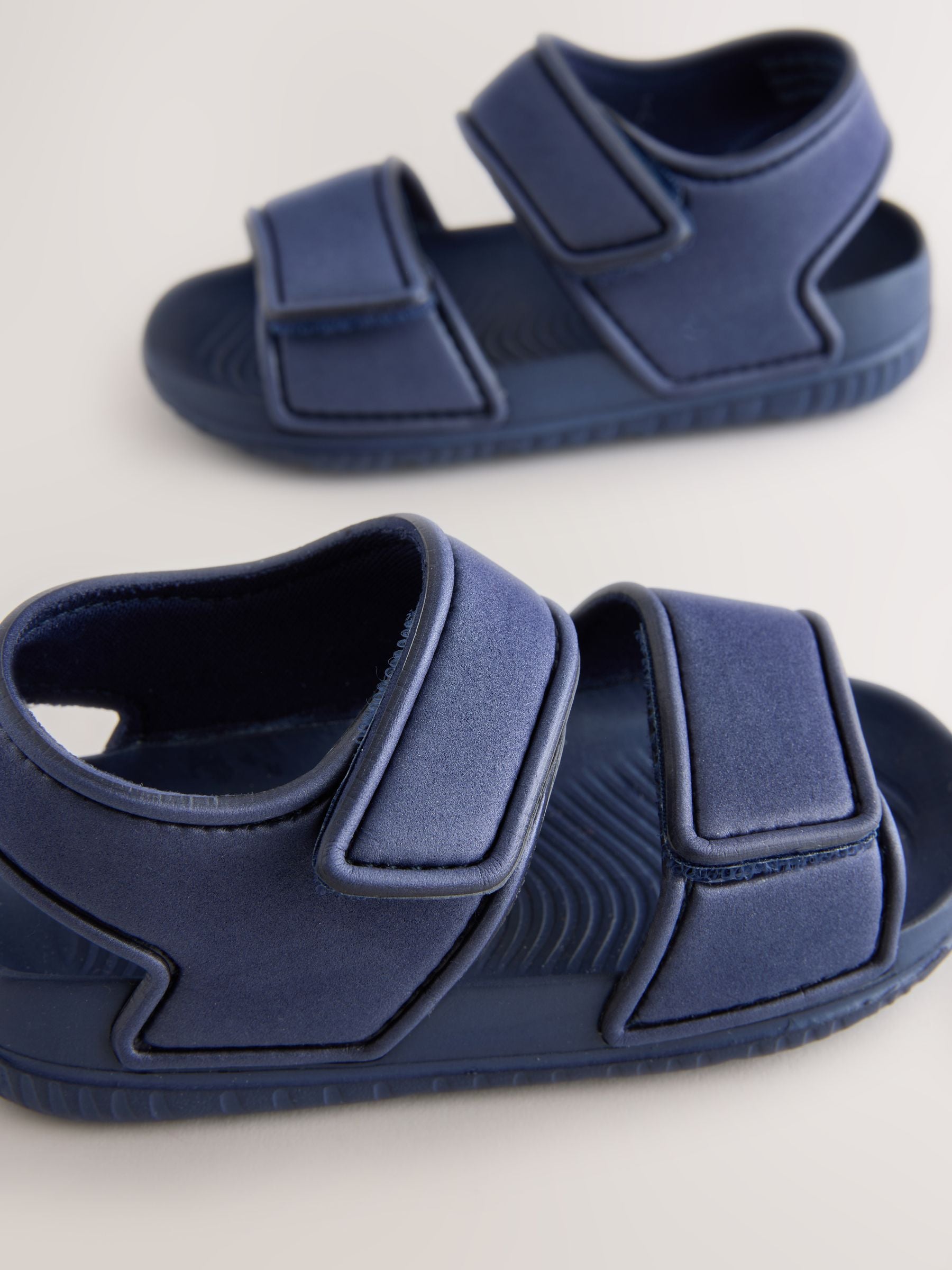 Navy Touch Fastening Sandals image 3