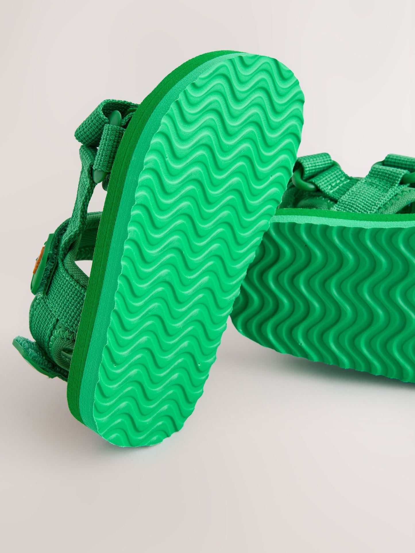 Green Standard Fit (F) Touch Fastening Trekker Walking Sandals image 6