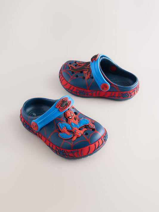 Navy Spiderman Clogs image 1