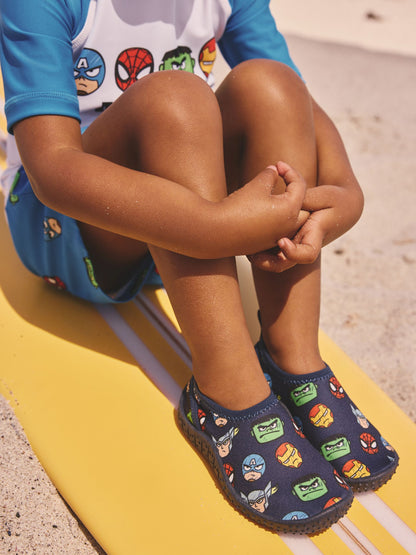 Navy Marvel Swim Socks image 3