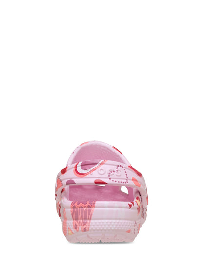 Crocs Pink Classic Hearts Clogs image 4
