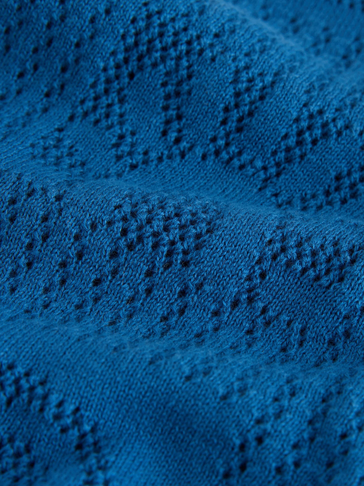 Blue Textured Knitted Polo Shirt (3mths-7yrs) - image 7