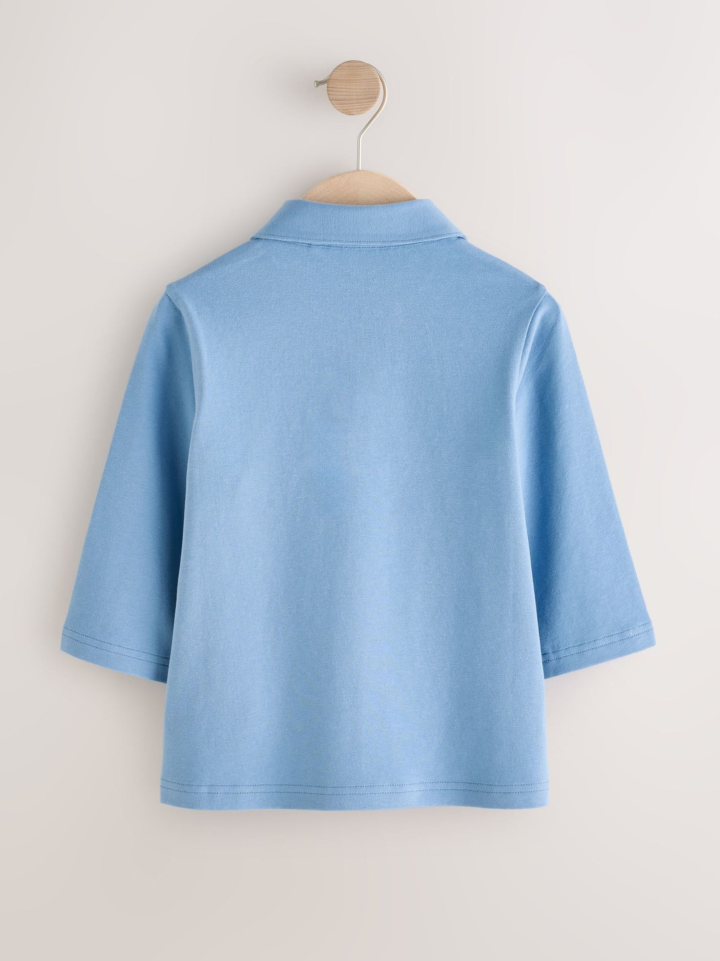 Dsiney Kidz - Blue Girls Cotton Stretch 3/4 Sleeve School Jersey Blouses 2 Pack (3-16yrs) image 3