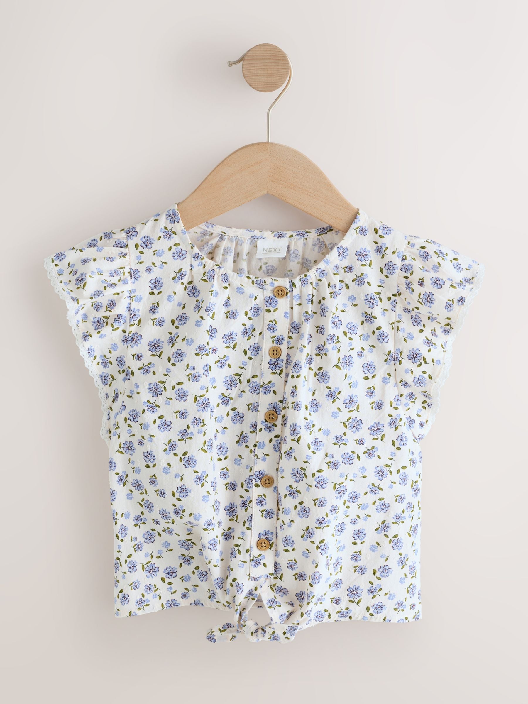 Dsiney Kidz - Lilac Floral Tie Front Blouse (3-16yrs) image 5