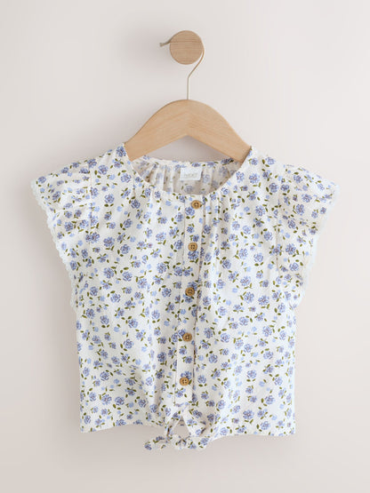 Dsiney Kidz - Lilac Floral Tie Front Blouse (3-16yrs) image 5