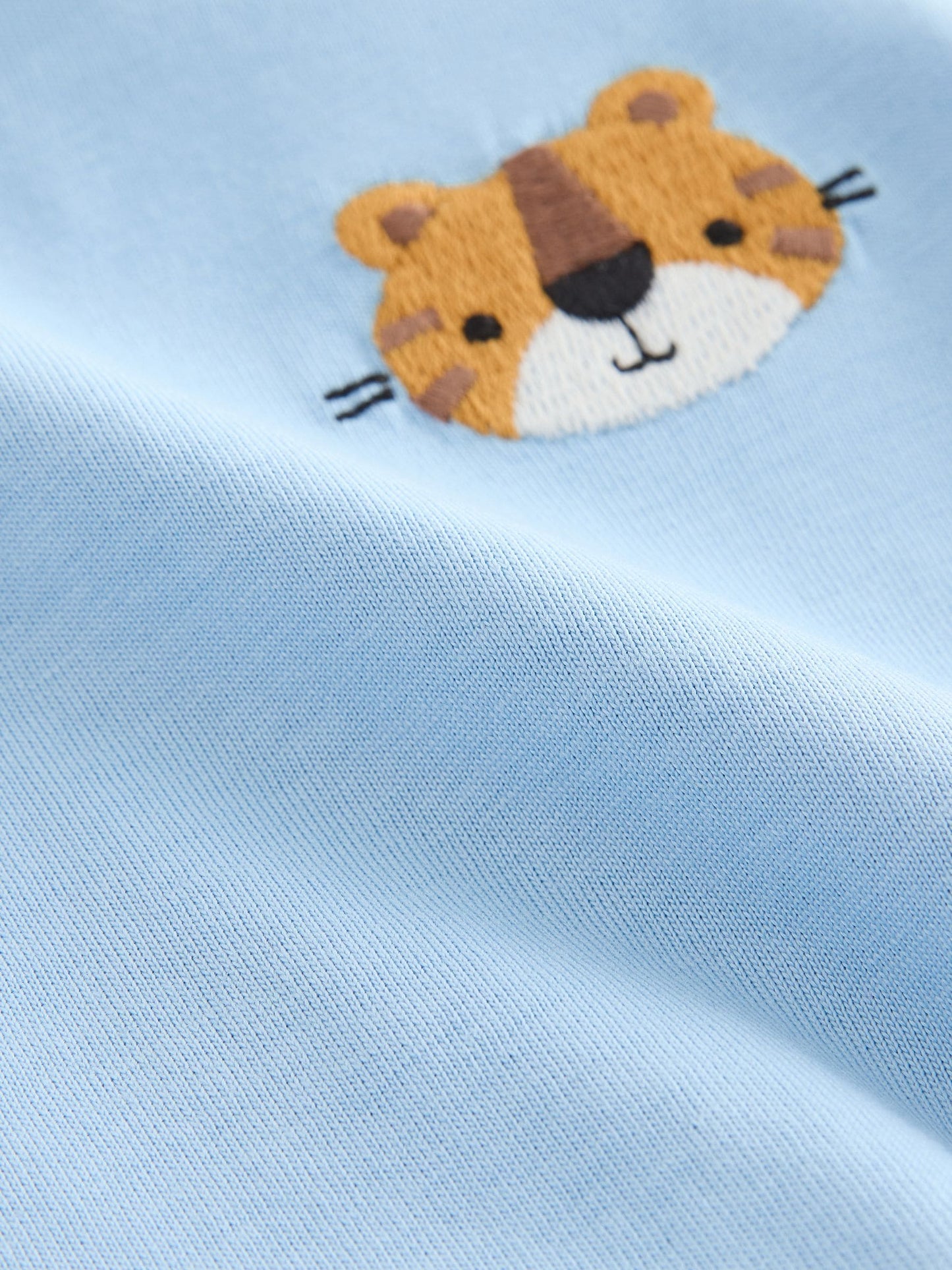 Light Blue Tiger Short Sleeve Small Graphic T-Shirt (3mths-7yrs) image 6