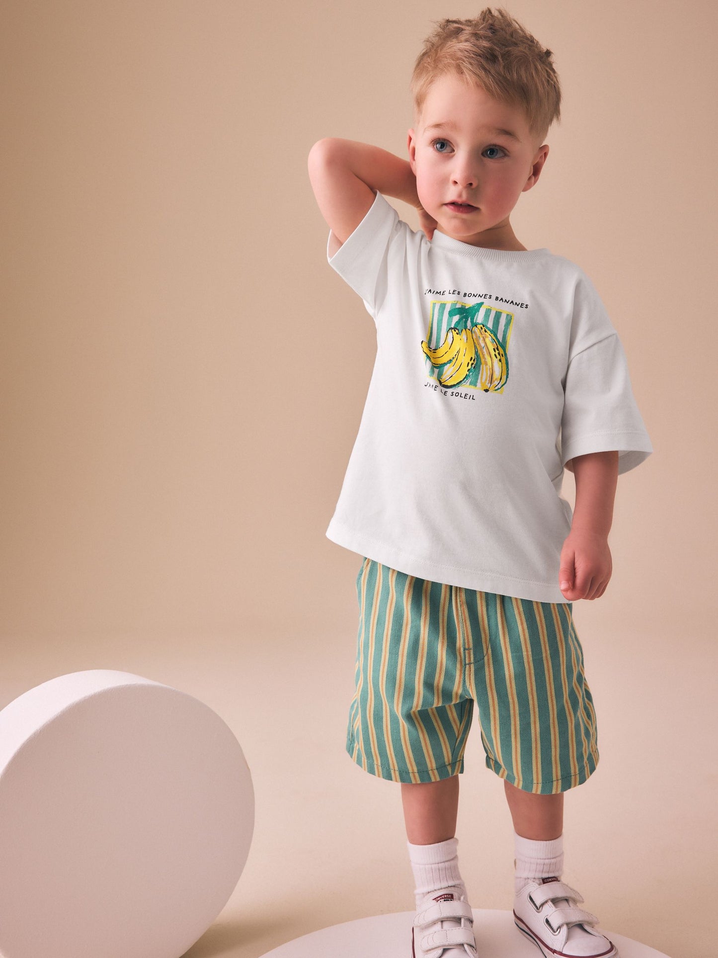White Bananas Short Sleeve Back Print T-Shirt (3mths-7yrs) image 3