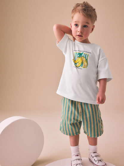 White Bananas Short Sleeve Back Print T-Shirt (3mths-7yrs) image 3