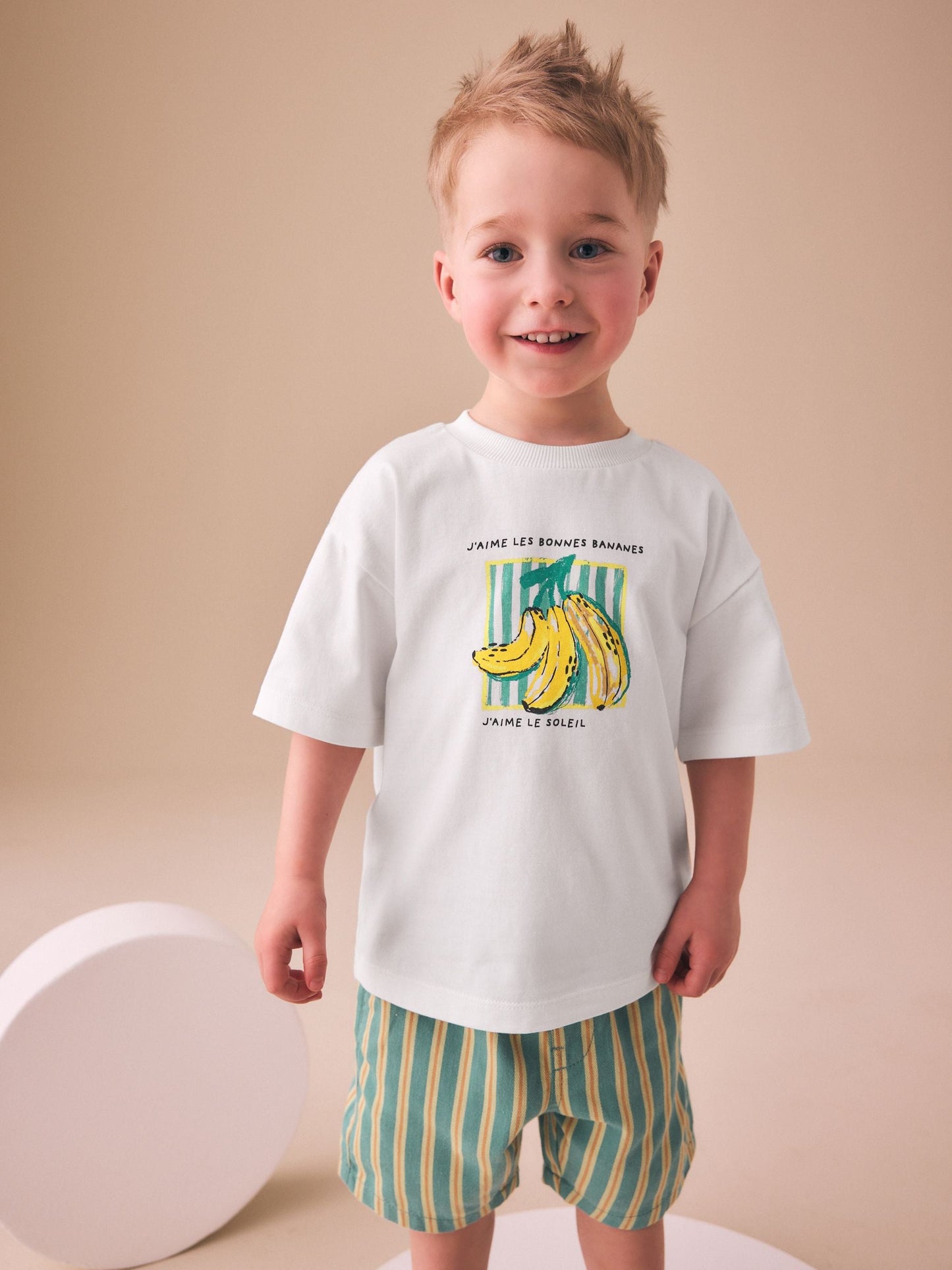 White Bananas Short Sleeve Back Print T-Shirt (3mths-7yrs) image 4