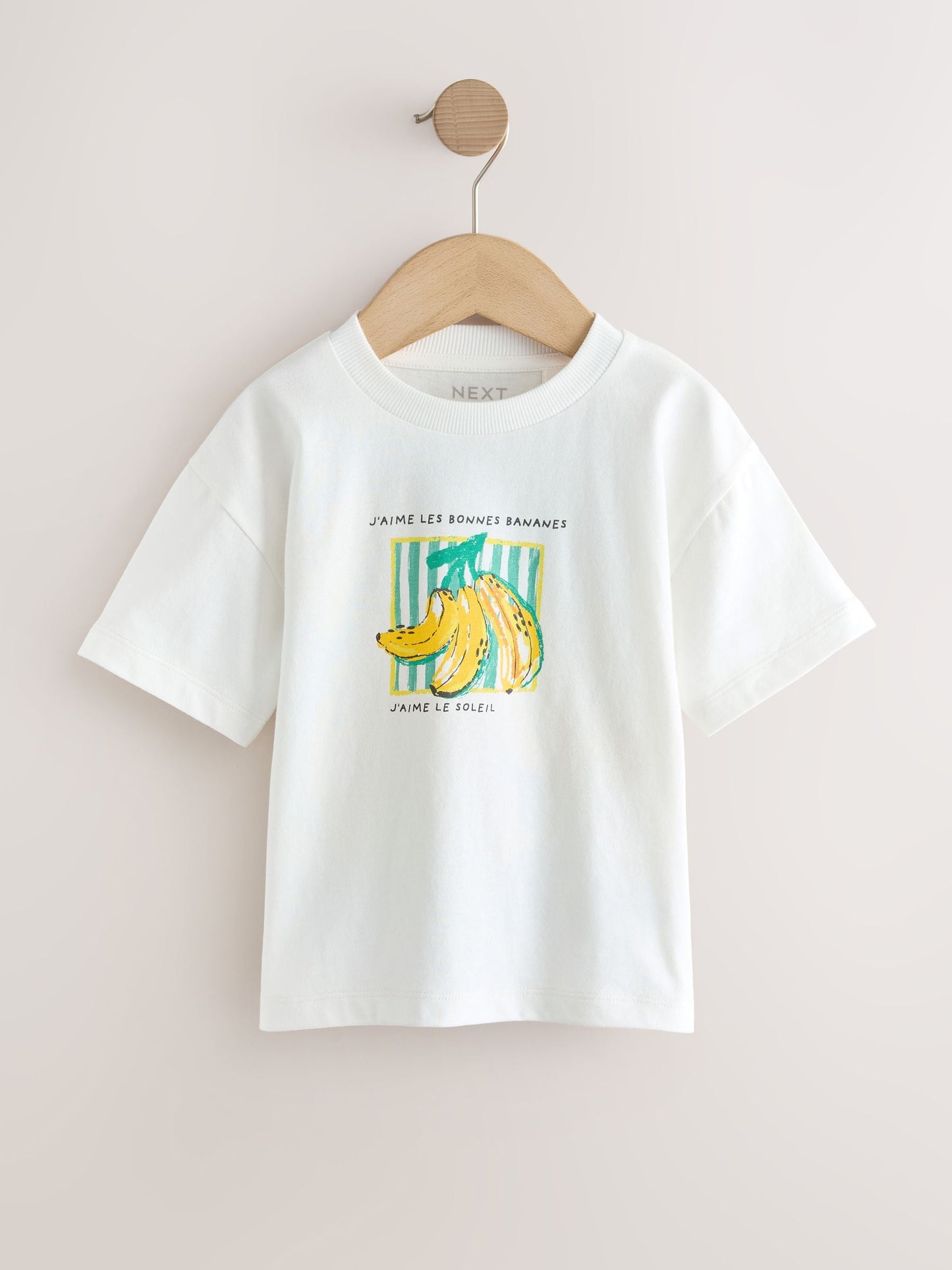 White Bananas Short Sleeve Back Print T-Shirt (3mths-7yrs) image 5
