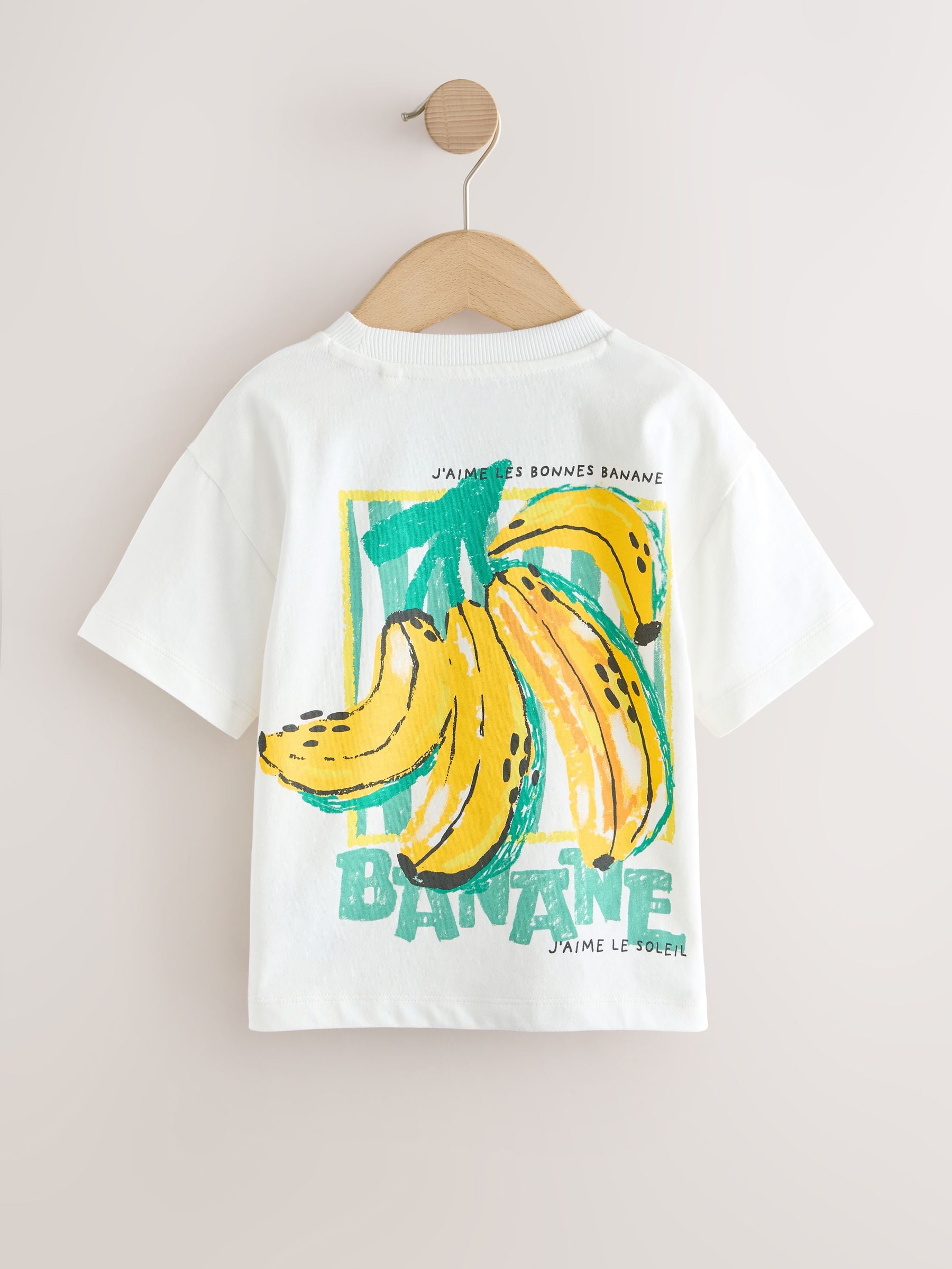 White Bananas Short Sleeve Back Print T-Shirt (3mths-7yrs) image 6