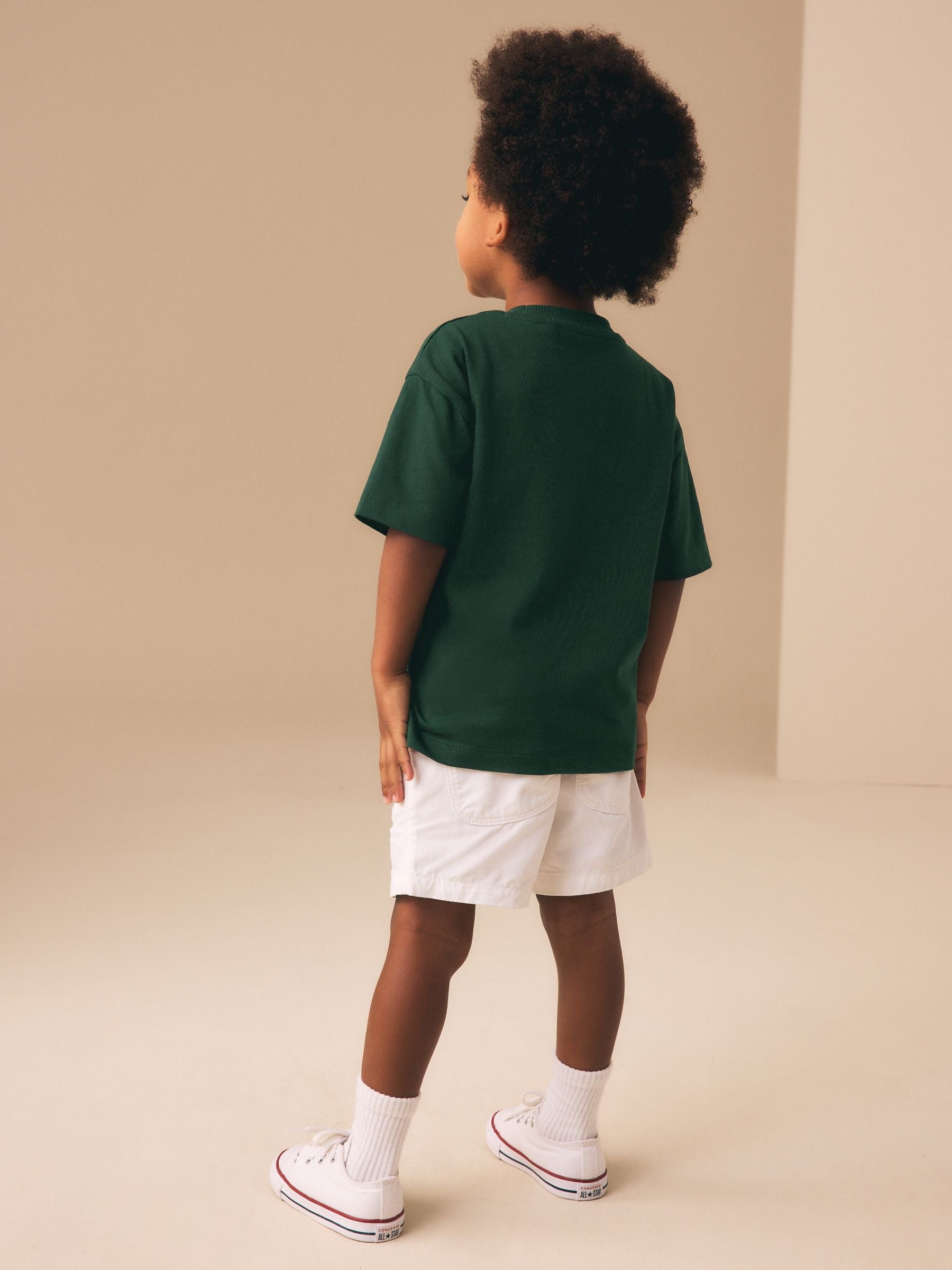 Green Embroidered Race Car Short Sleeve Small Graphic T-Shirt (3mths-7yrs) image 3