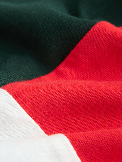 Red/Blue/Green Colourblock Short Sleeve Polo Shirt and Shorts Set (3mths-7yrs) image 7