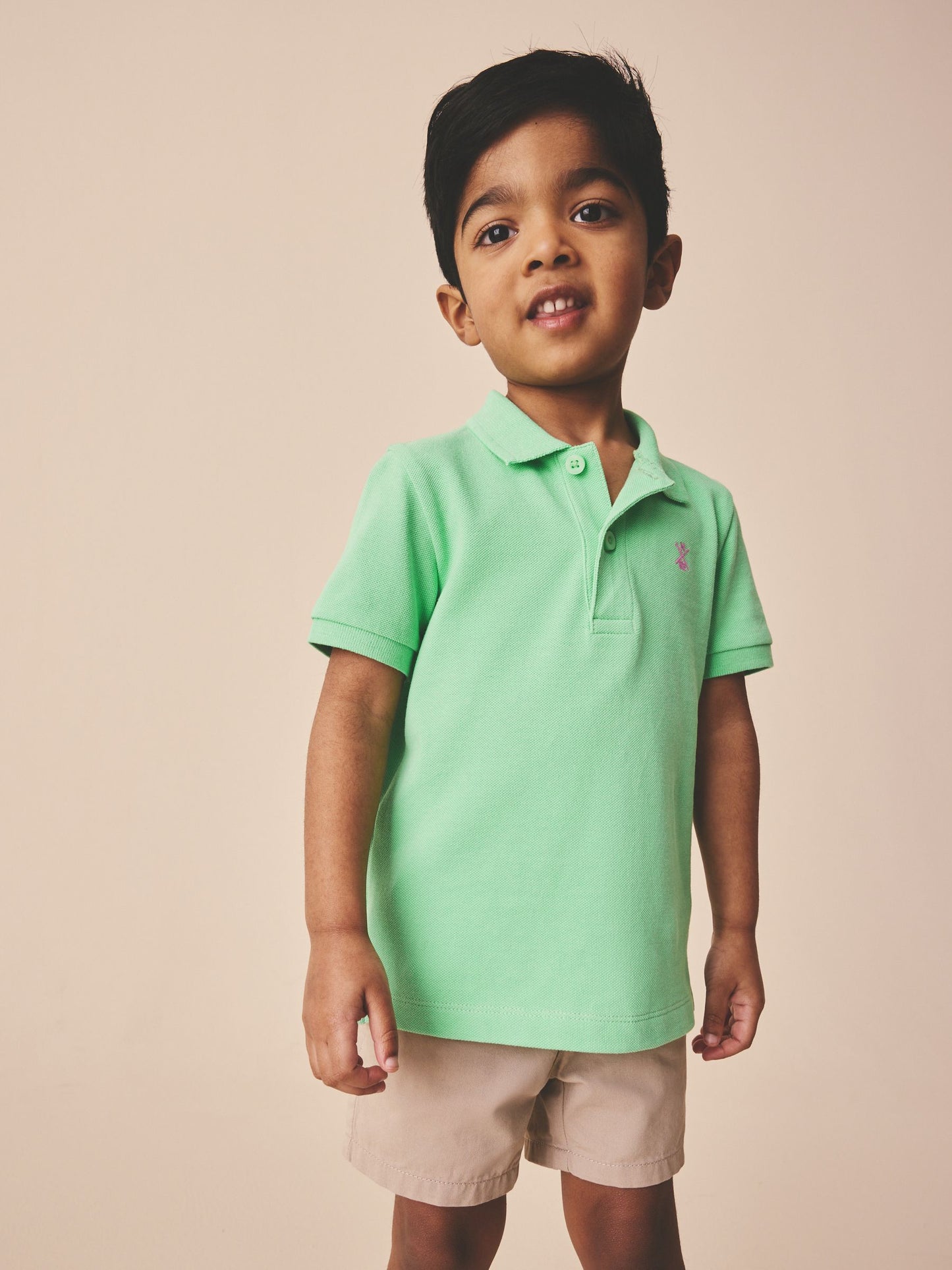 Dsiney Kidz - Bright Green Short Sleeve Polo Shirt (3mths-7yrs) image 1