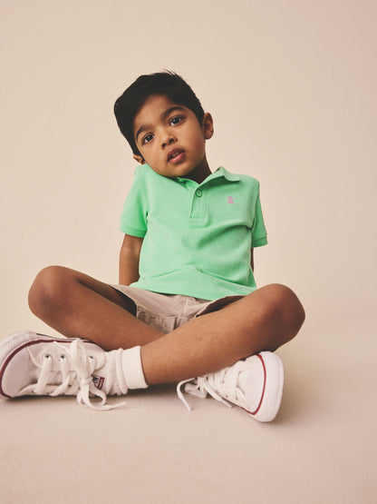 Dsiney Kidz - Bright Green Short Sleeve Polo Shirt (3mths-7yrs) image 2