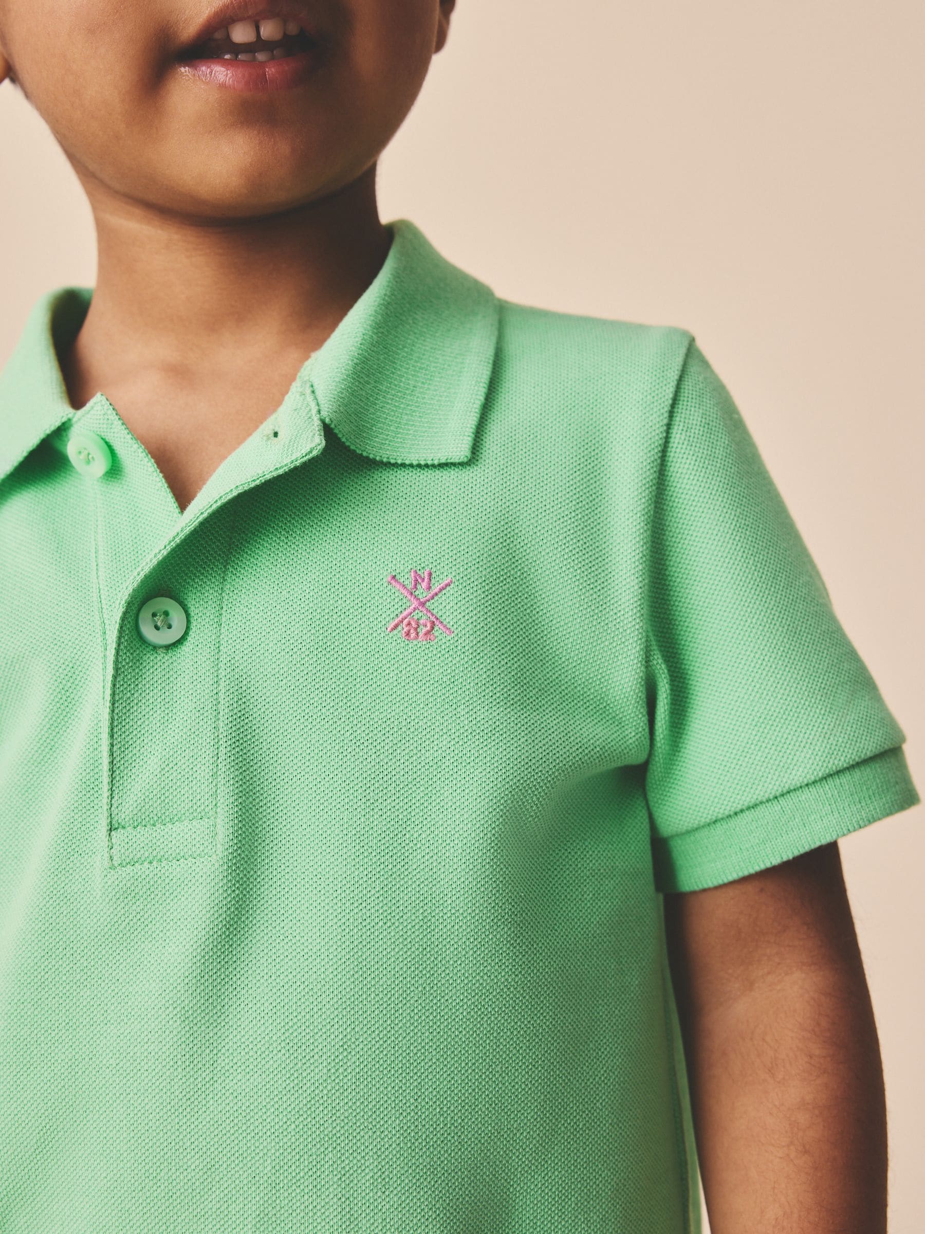 Dsiney Kidz - Bright Green Short Sleeve Polo Shirt (3mths-7yrs) image 4
