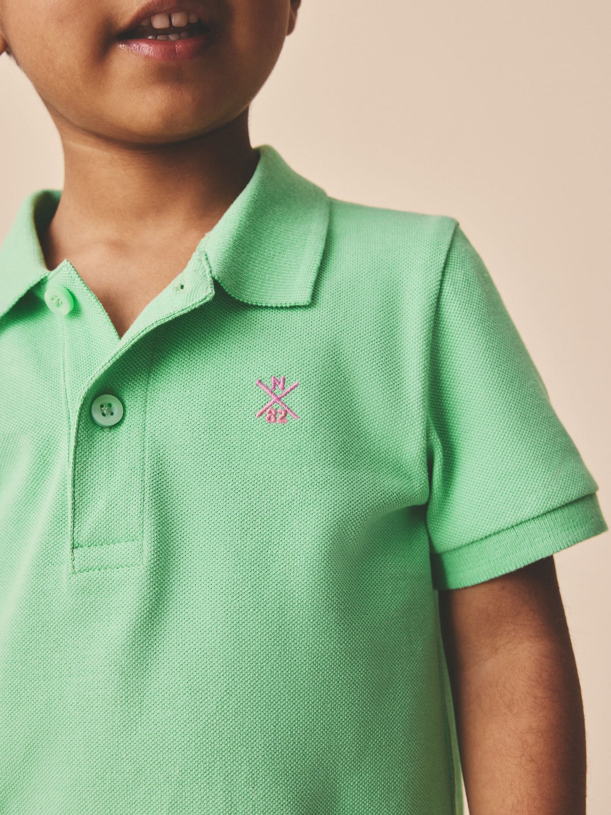 Dsiney Kidz - Bright Green Short Sleeve Polo Shirt (3mths-7yrs) image 4
