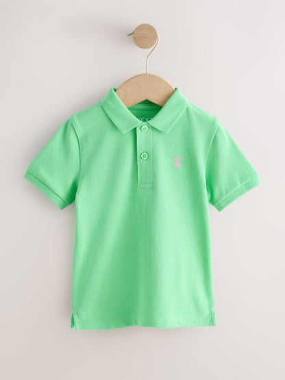 Dsiney Kidz - Bright Green Short Sleeve Polo Shirt (3mths-7yrs) image 5
