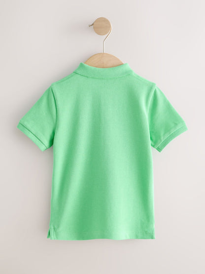 Dsiney Kidz - Bright Green Short Sleeve Polo Shirt (3mths-7yrs) image 6