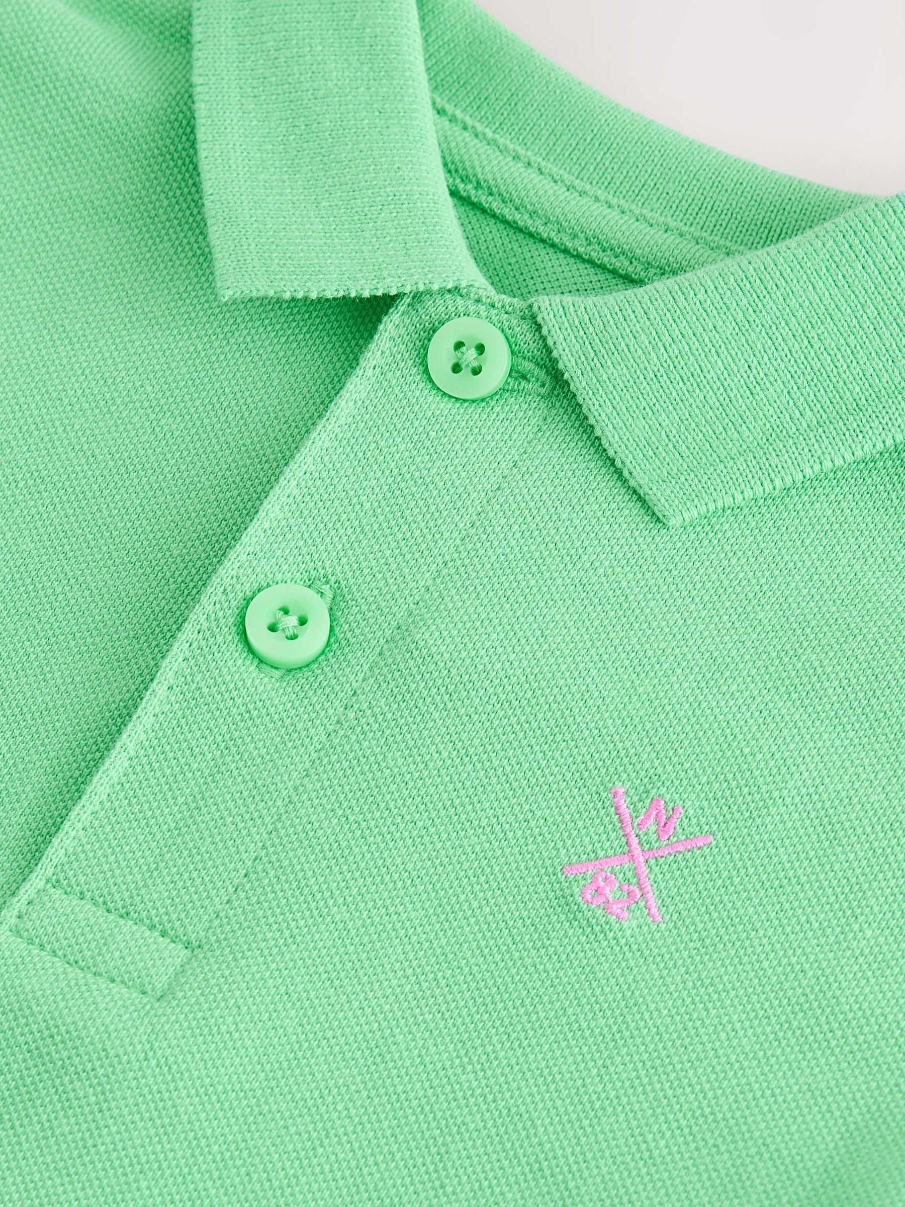 Dsiney Kidz - Bright Green Short Sleeve Polo Shirt (3mths-7yrs) image 8