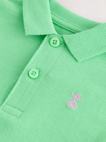 Dsiney Kidz - Bright Green Short Sleeve Polo Shirt (3mths-7yrs) image 8